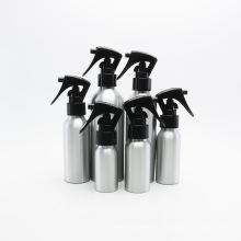 Eco friendly trigger metal empty 300ml 500ml aluminum cosmetic shampoo screw top spray bottle AB-11S